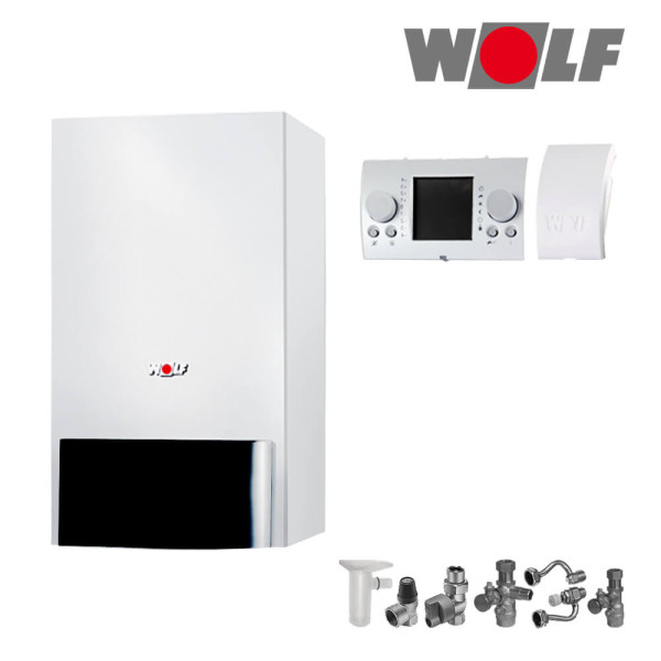 Wolf CGU-2K-24 24kW Gas-Heizwert-Kombitherme, BM, E / H, Aufputz