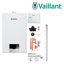 Vaillant Paket 1.90 ecoTEC plus VC 10 CS/1-5, sensoDIRECT VRC 710, Abgas starr