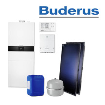 Buderus GB172i-17 T210SR, SL109, Gas-Brennwertgerät, 3 x SKT1.0-s, RC310, Erdgas