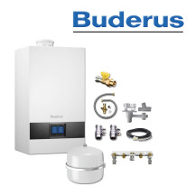 Buderus GB172i.2-25, W22 S, Gas-Brennwerttherme, Logamatic BC400, E/H