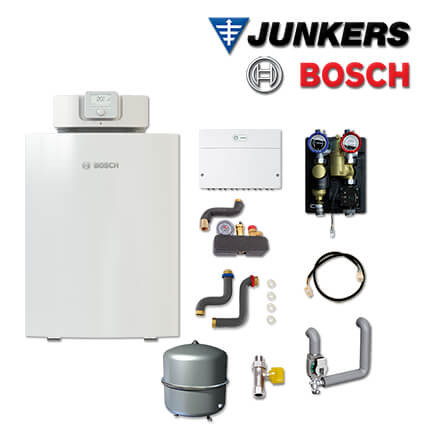 Junkers Bosch GCH701 mit Gaskessel GC7000F 15, HS25/6 MSL, MH200-1