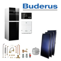 Buderus GB192-15iT 210SR, SL135, Gas-Brennwerttherme, schwarz, 3 x SKT1.0