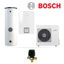 Junkers Bosch CS317, Split Luft/Wasser-Wärmepumpe CS3400iAWS 8 ORE-S, BPU 400-C