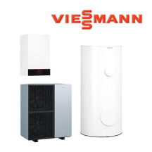 Viessmann Vitocal 150-A Luft/Wasser-Wärmepumpe 9,7 kW, 400V, Vitocell 100-V CVWC 250l