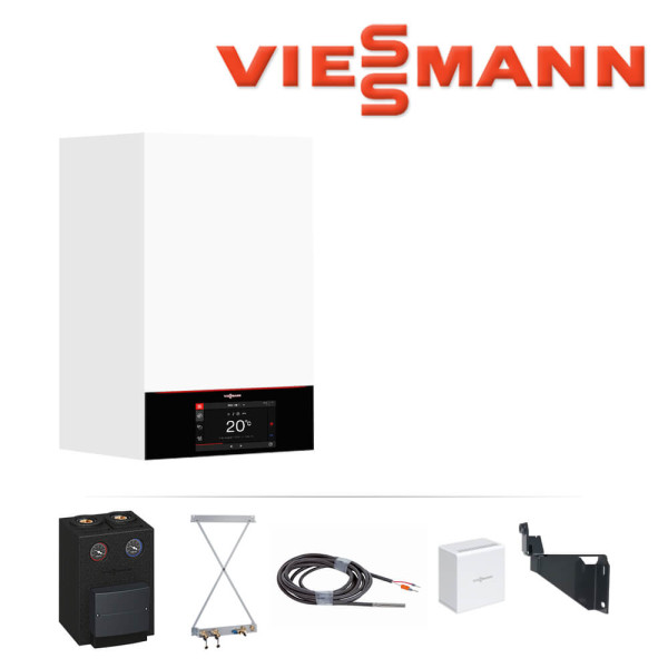 Viessmann Vitodens 200-W Gastherme, 25 kW, Z019673, inklusive Zubehör