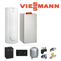 Viessmann Vitocrossal 300 Gaskessel 26 kW, CU3A279, 300 L Vitocell 100-V, CVAB