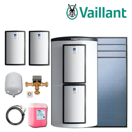 Vaillant Solaranlage 9.501/3, 10,04m² VFK 135/3 VD, allSTOR exclusiv VPS 800/3-7