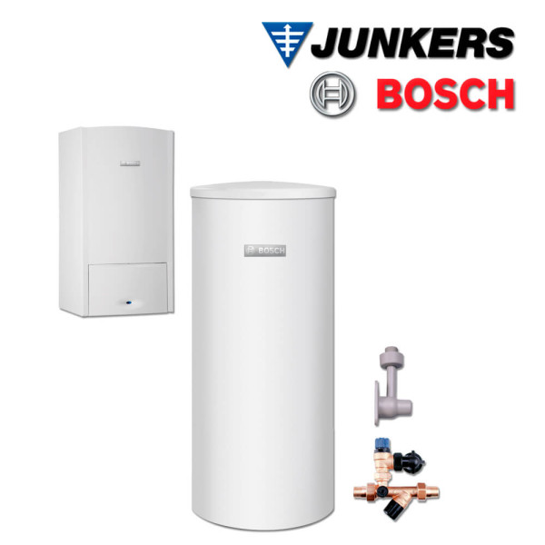 Junkers Bosch Gas-Brennwerttherme ZSB 14-5.2 C, ZSB-S563 mit SK160-5, L/LL