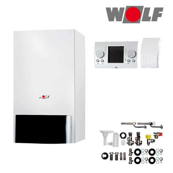 Wolf CGU-2K-24 24kW Gas-Heizwert-Kombitherme, BM, L / LL, Unterputz