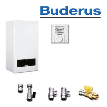 Buderus U154 K 20 kW Heizwert-Kombitherme, ein Heizkreis, RC200, E / H