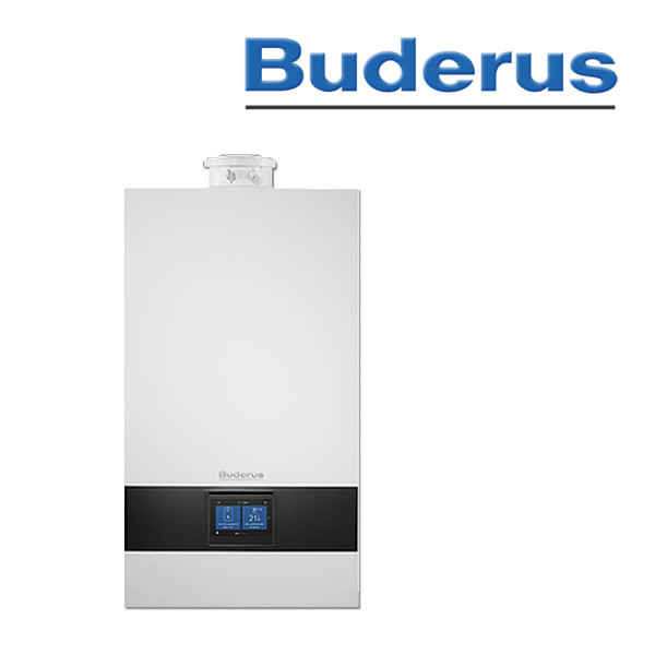 Buderus GB182i.2-15, 15 kW Logamax plus GB182i.2 Gas-Brennwerttherme, weiß, Flüssiggas