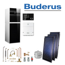 Buderus GB192-15iT 210SR, SL135, Gas-Brennwerttherme, schwarz, 3 x SKN4.0-s