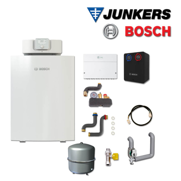 Junkers Bosch GCH703 mit Gaskessel GC7000F 15, HSM25/6 MM100, MH200-1