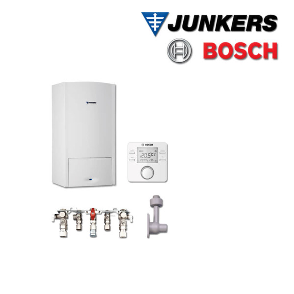 Junkers ZWB 30-4 Paket mit C 23 Brennwert-Kombitherme, CR100, Nr. 991, E/H