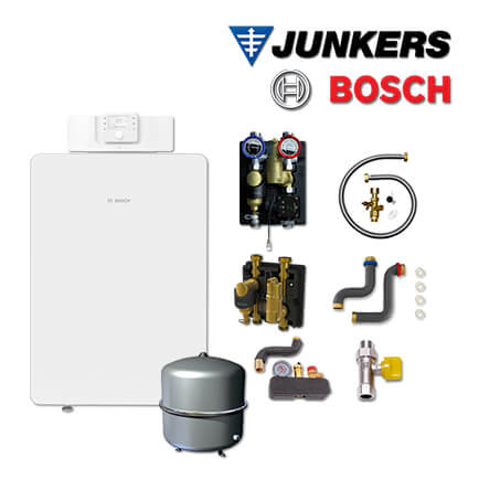 Junkers Bosch GCF801 mit Gas-Brennwertkessel GC8000iF-15, HS25/6 MSL, CW 400