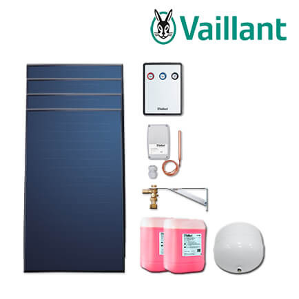 Vaillant Solaranlage 9.611/5, 10,04m² auroTHERM plus VFK 155/2 V, VMS 70