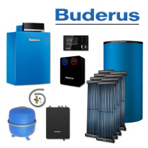 Buderus GB212-22, SL206, Gas-Brennwertkessel, 8 x SKR10 CPC, PNR750, E/H